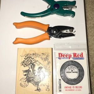 Paper Punch, Rubber Stamps